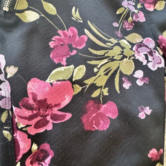Shosho women’s floral stretchy soft legging multiple zippered pockets Size S - Picture 2 of 5